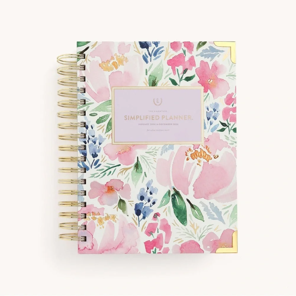 Floral Simplified Planner